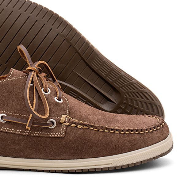 Mocassim Sider Masculino Brown | Veromoc