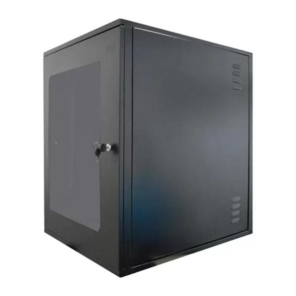 Rack Padrão 19" 12U X 570mm Acrílico Solda Parede - Max Eletron