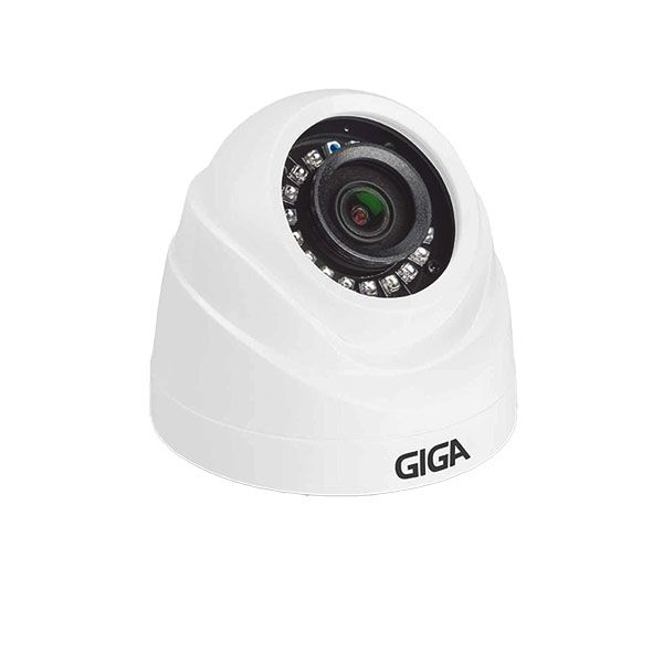 Câmera Giga Dome Plástica 1080P Full HD IR 20m 1/3 3,6mm - GS0470A