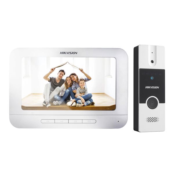 Kit Vídeo Porteiro Analógico Hikvision Ds-kis202t 