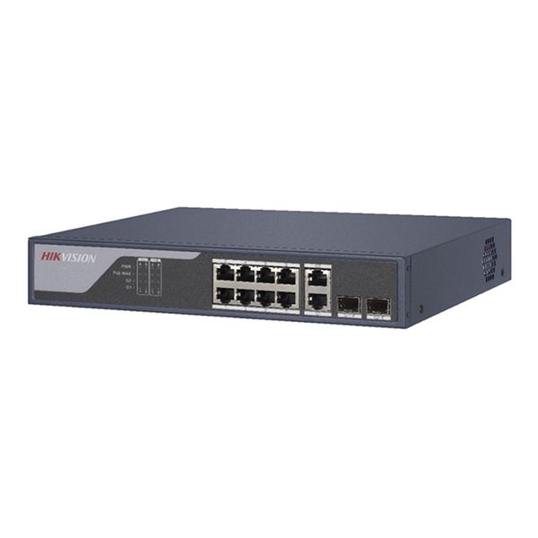 Switch Hikvision Gerenciável Ds-3e1310p-si 8 Portas Poe 1 