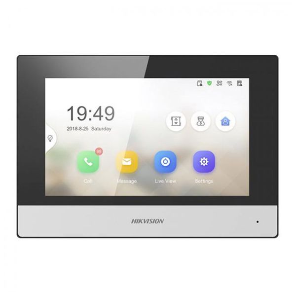 Módulo Interno P/ Vídeo Porteiro Ip Hikvision Monitor 7" Ds-kh6320-te1 