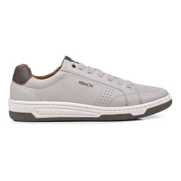 Sapatênis Ferracini Masculino Vox Cinza Claro 8055-617 C