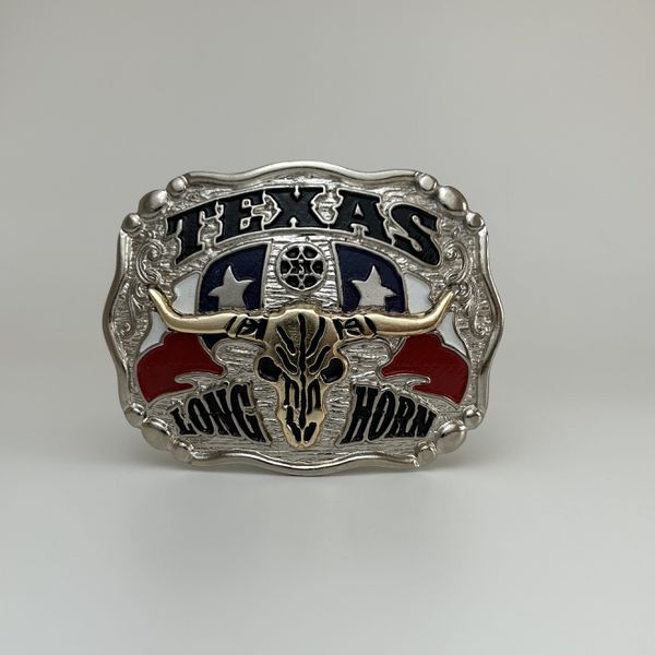 Fivela Country Texas Long Horn Usa