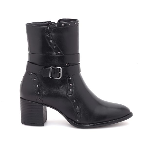Bota Couro Palazzo Preto - VIA MISS | Calçados Femininos