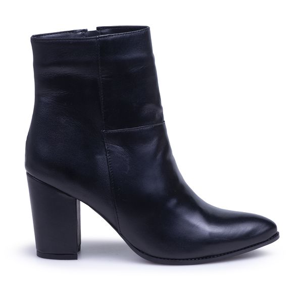 Bota Couro Sofh Preto - VIA MISS | Calçados Femininos