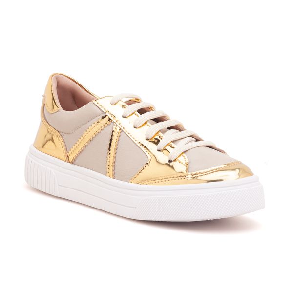 Tênis Miss Flame Nude - VIA MISS | Calçados Femininos