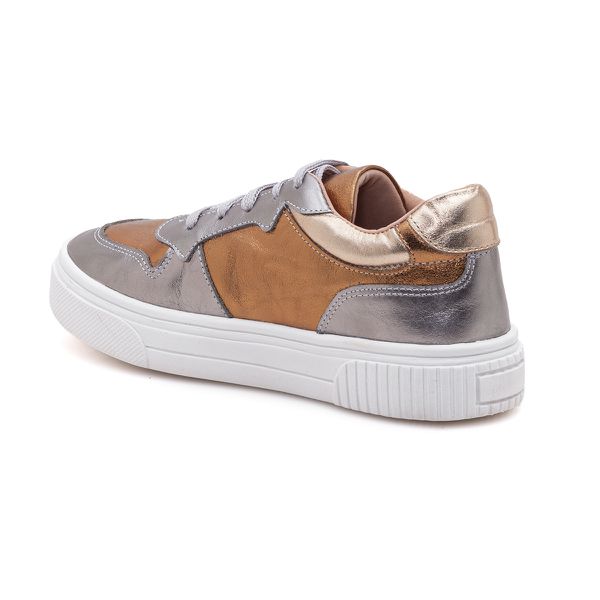 Tênis Miss Dust Bronze VIA MISS Calçados Femininos
