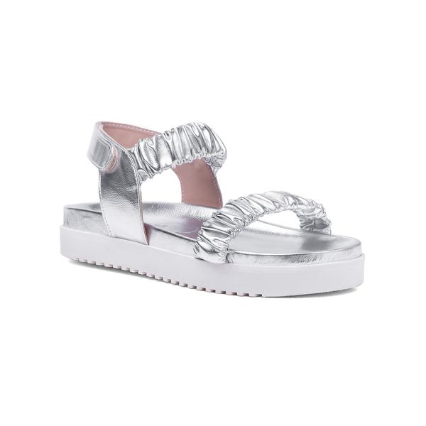 Birken Santorini Prata - VIA MISS | Calçados Femininos