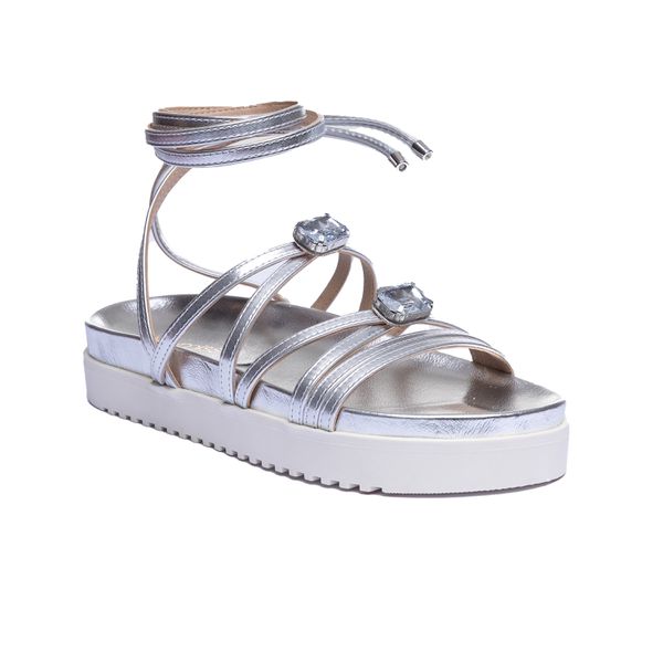 Birken Moorea Prata - VIA MISS | Calçados Femininos