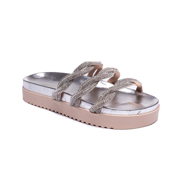 Birken Aruba Prata - VIA MISS | Calçados Femininos
