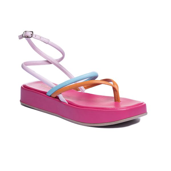 Flatform Ilha Dos Cocos Color - VIA MISS | Calçados Femininos