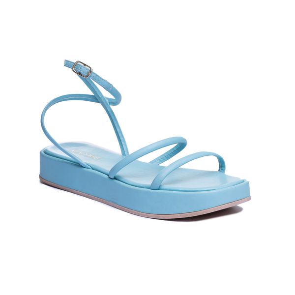 Flatform Ilha Rasa Azul - VIA MISS | Calçados Femininos