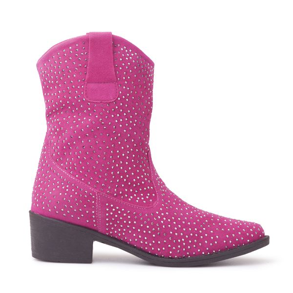 Bota Western Tennessee Nashville Pink VIA MISS Cal ados Femininos
