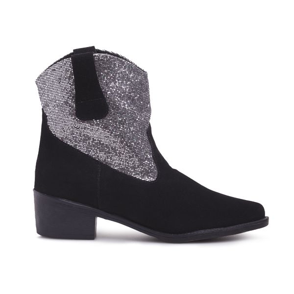 Bota Western Mississippi Oxford Prata - VIA MISS | Calçados Femininos