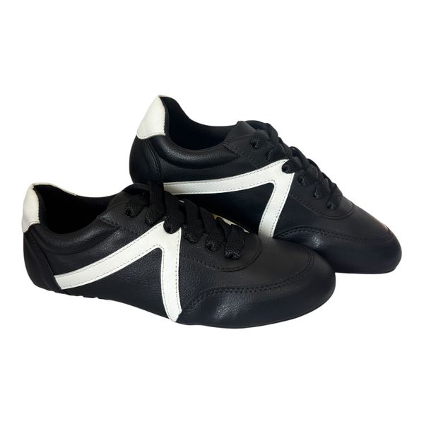 Tenis Retro Eudora Preto com Branco