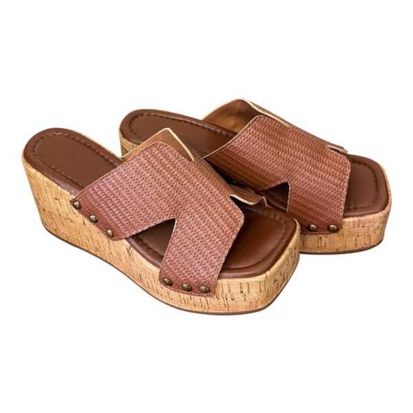 Sandalia Anabela X Caramelo