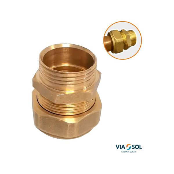 CONEXÃO FÁCIL ENTRADA E SAIDA VIASOL 3/4X 22MM