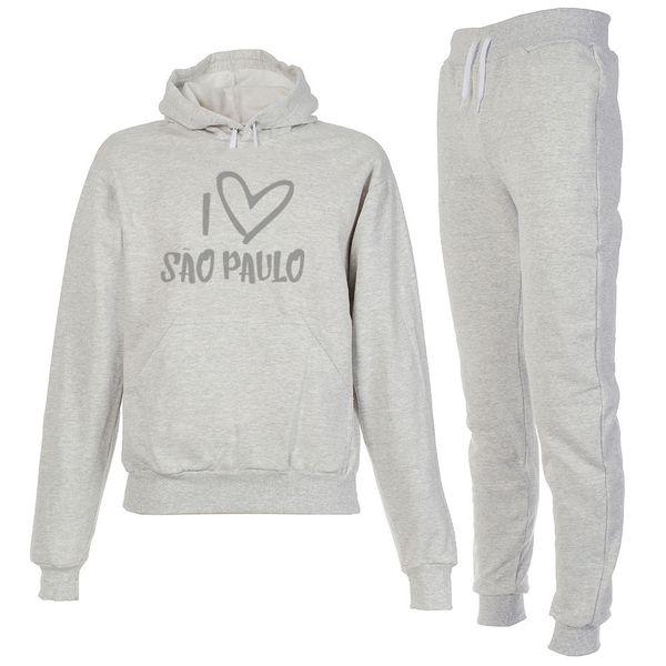 Conjunto de moletom do sao paulo top