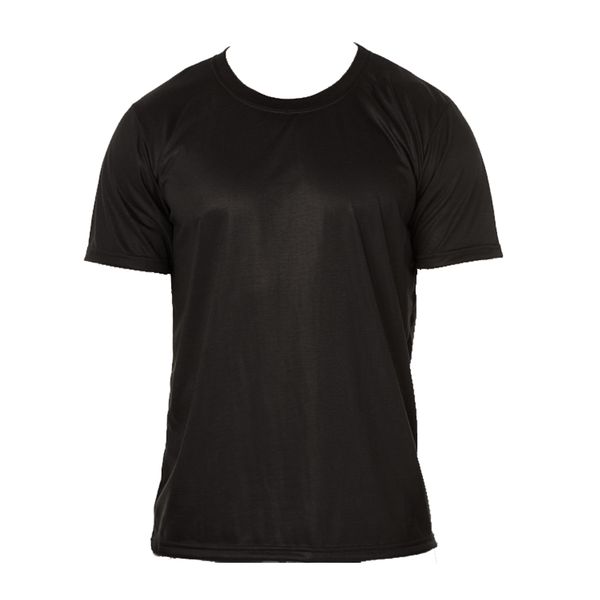 Camiseta T-Shirt Infantil Juvenil Lisa Preta 