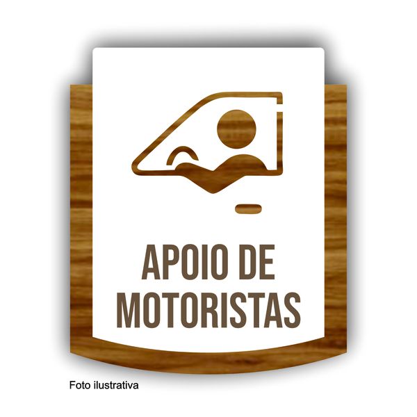 Placa De Sinalização | Apoio de Motoristas