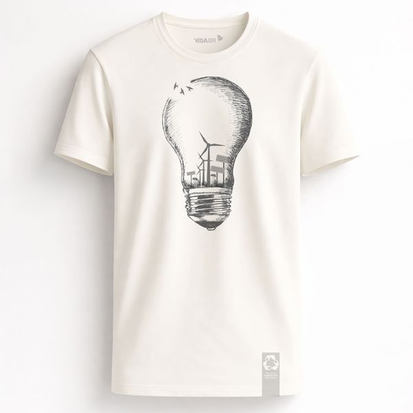 T-shirt Lâmpada – Branca