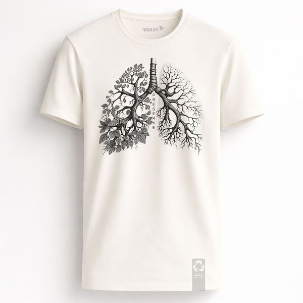 T-Shirt Pulmão – Branca