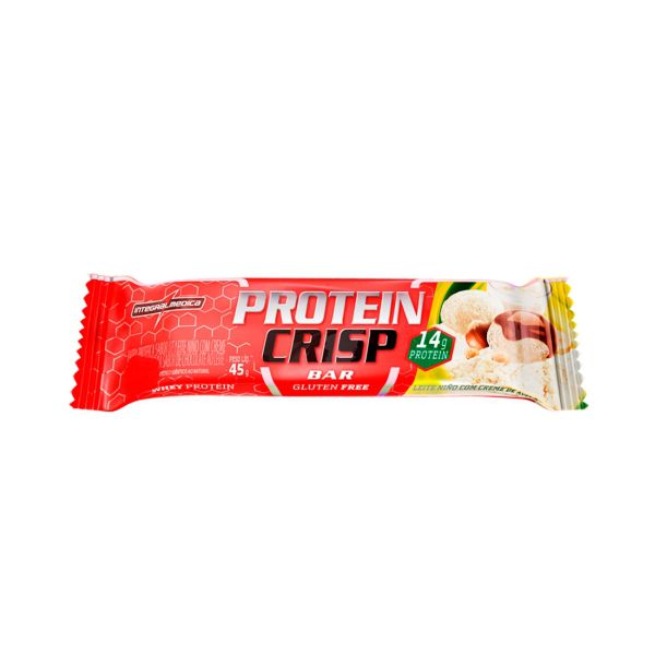 Barra Protein Crisp com 14g de Proteina Sabor Leite Ninho com Creme de Avelã 