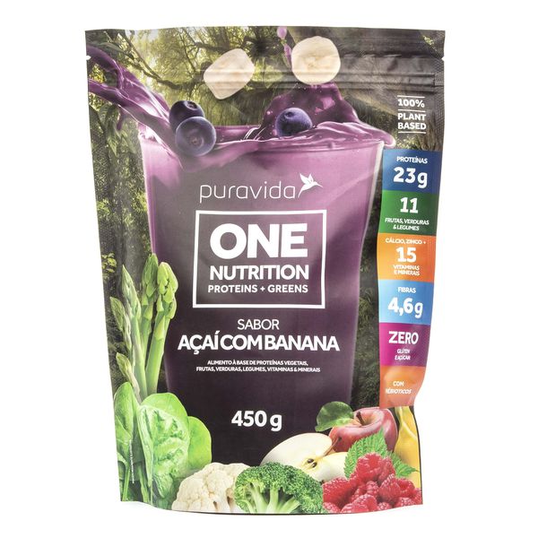 One Nutrition Protein Açai Com Banana Puravida 450g