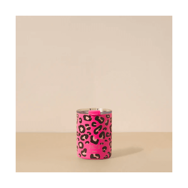  Copo Térmico HappyCup 295ml - Leopard Rosa