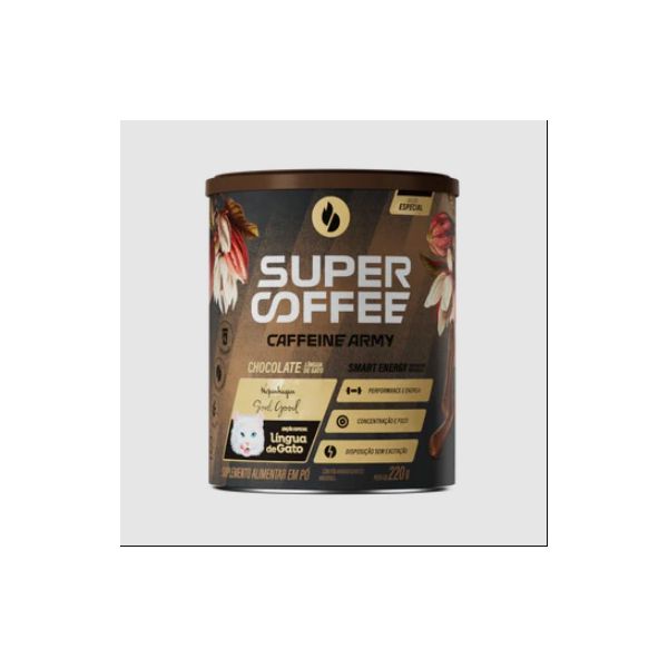 SuperCoffee Chocolate Língua de Gato 220g