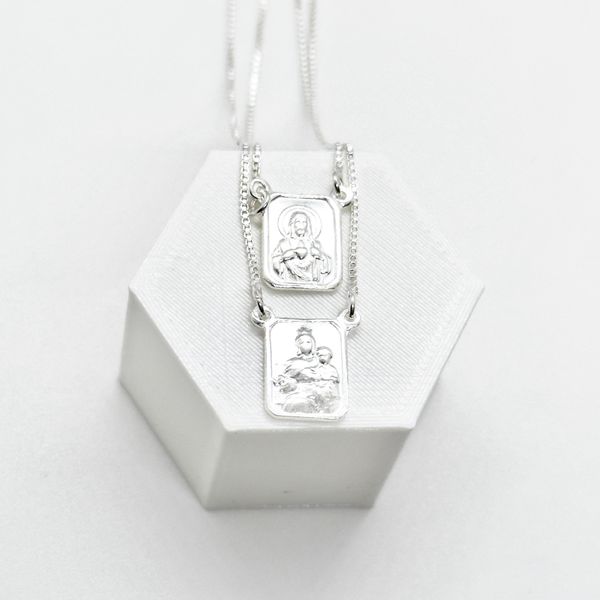 Escapulário Médio em Prata 925