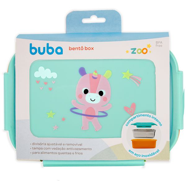 BENTO BOX BUBA ZOO UNICÓRNIO