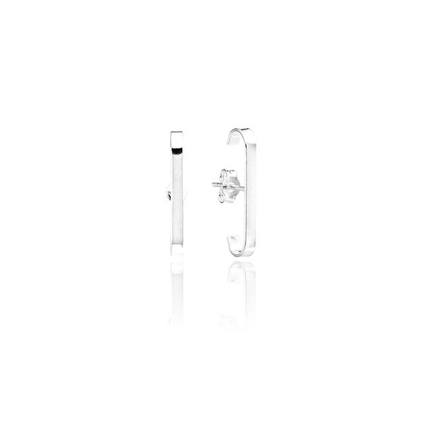 Brinco Ear Hook em Prata 925 Laminado