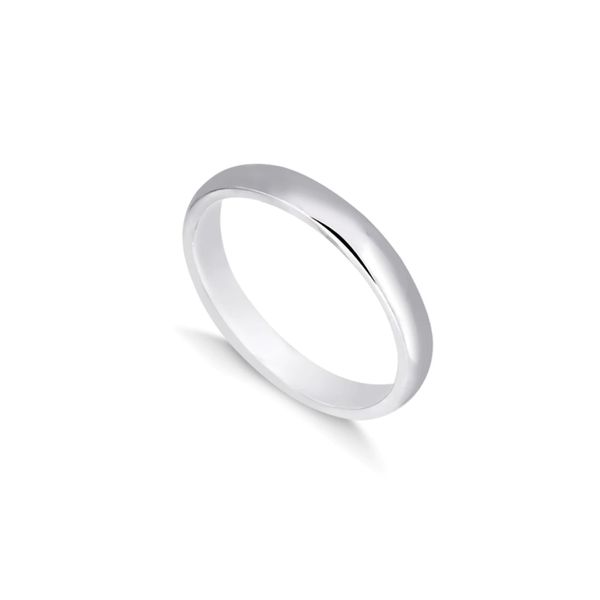 Aliança de Namoro em Prata 925 - Minimalista 3MM
