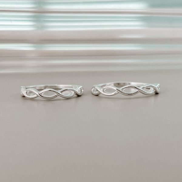 Anel Liso Bela Prata 925