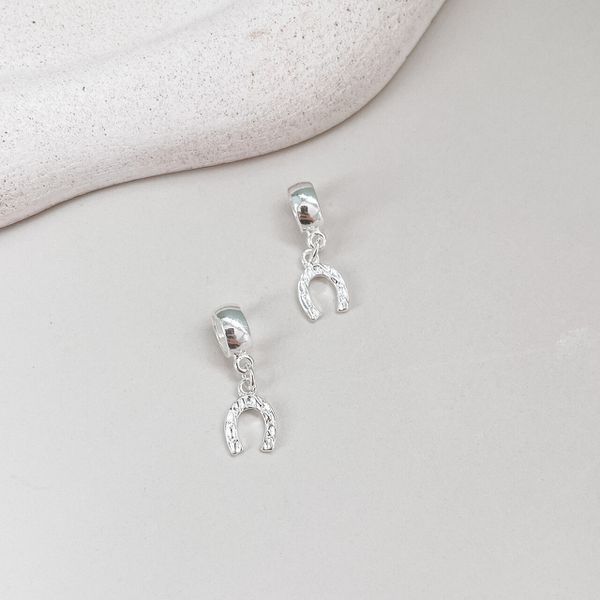 Berloque Ferradura Prata 925 