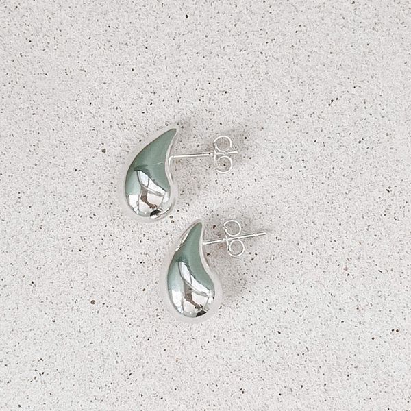 Brinco Gota Prata 925 