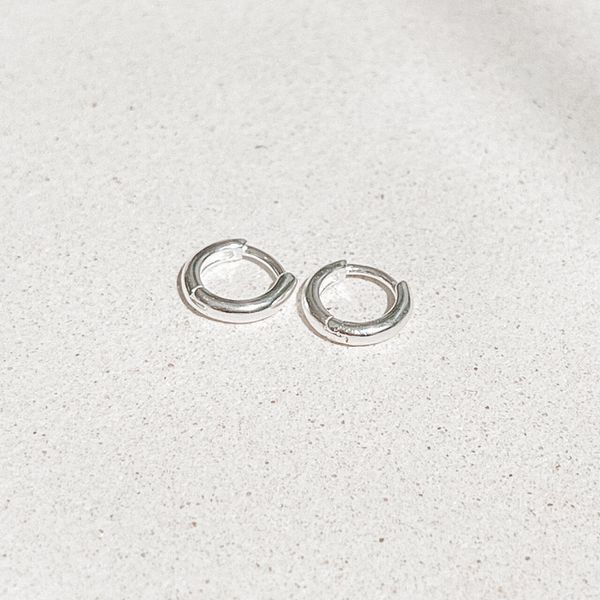 Argola Click Lisa Prata 925