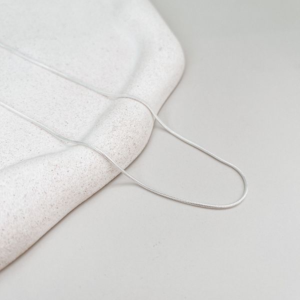 Corrente Rabo De Rato 60cm Prata 925 