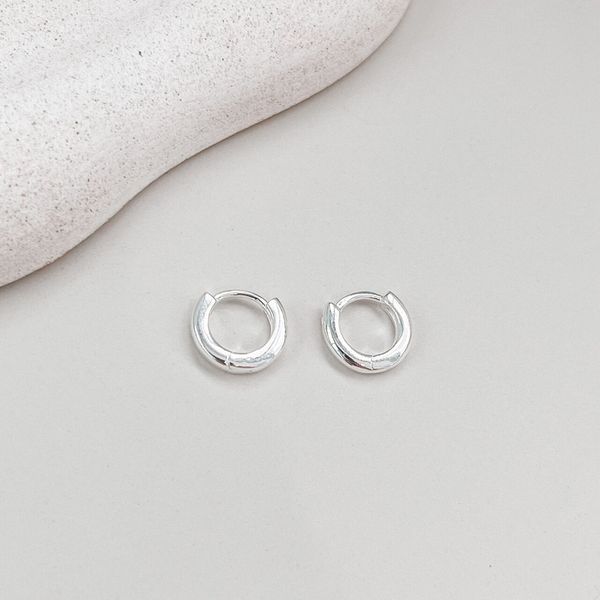 Argola Click Lisa M Prata 925 