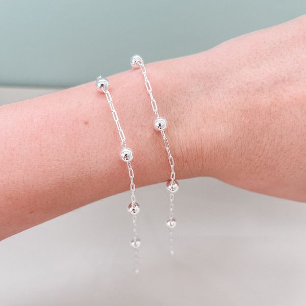 Pulseira Bola Ball Prata 925 