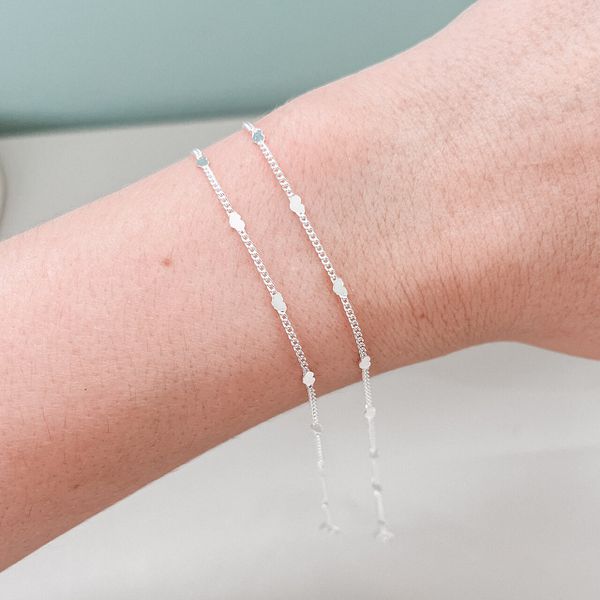 Pulseira Coração Olívia Prata 925 