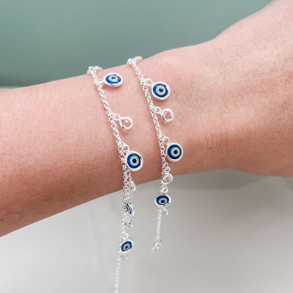 Pulseira Elora Olho Grego Prata 925 