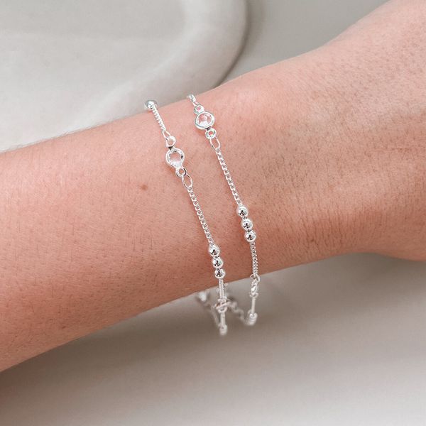 Pulseira Zaira Bolas Prata 925 