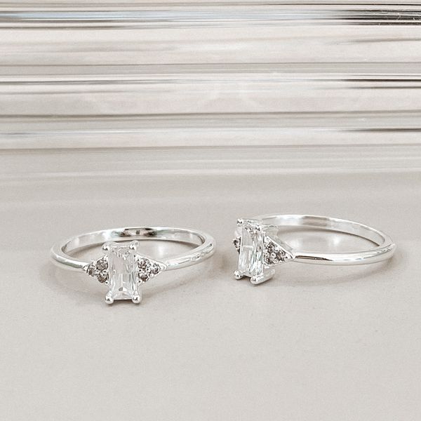 Anel Eva Cristal Prata 925 