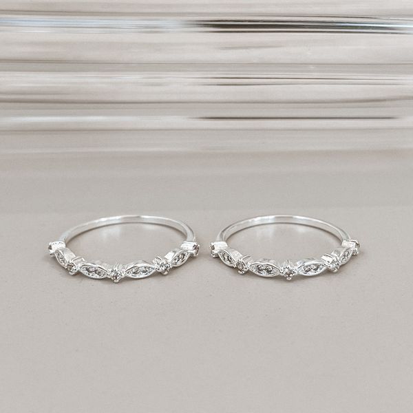 Anel Luna Cristal Prata 925 