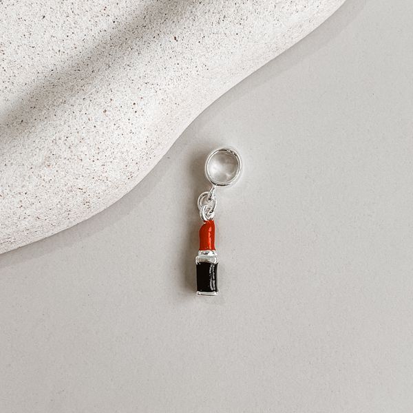 Berloque Batom Prata 925 