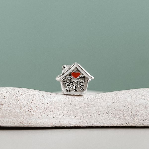 Berloque Familia Prata 925 