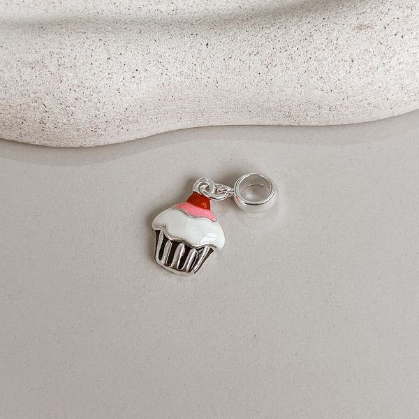 Berloque Capcake Prata 925 